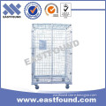 Warehouse Transport Trolley Rolling Industrial Metal Cart With Wheels